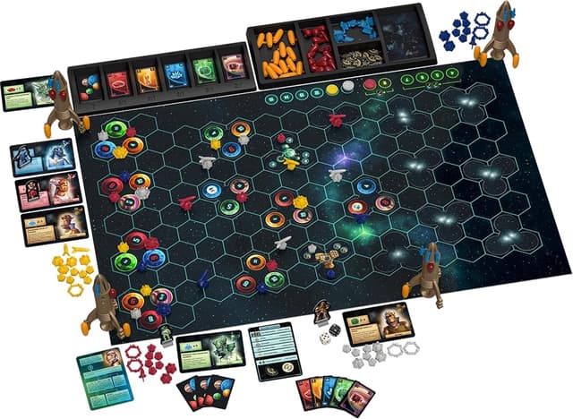 Detalle de CATAN Starfarers board game (Ages 14+, 3–4 players) — explore space, diplomacy and ship-building