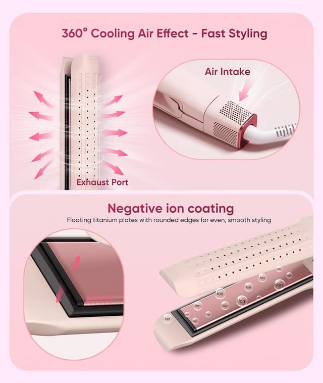 Detalle 2 de 2 in 1 Glätteisen Locken und Glätten 220°C