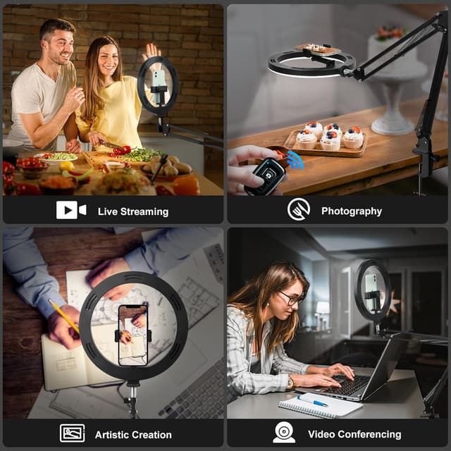 Detalle 2 de Evershop Ring Light 10" with Tripod