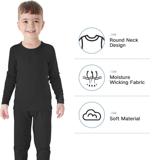 Thumbnail 2 de American Trends Kids Thermal Underwear Set
