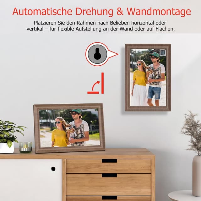 Thumbnail 5 de FRAMEO 15,6 Zoll Digitaler Bilderrahmen