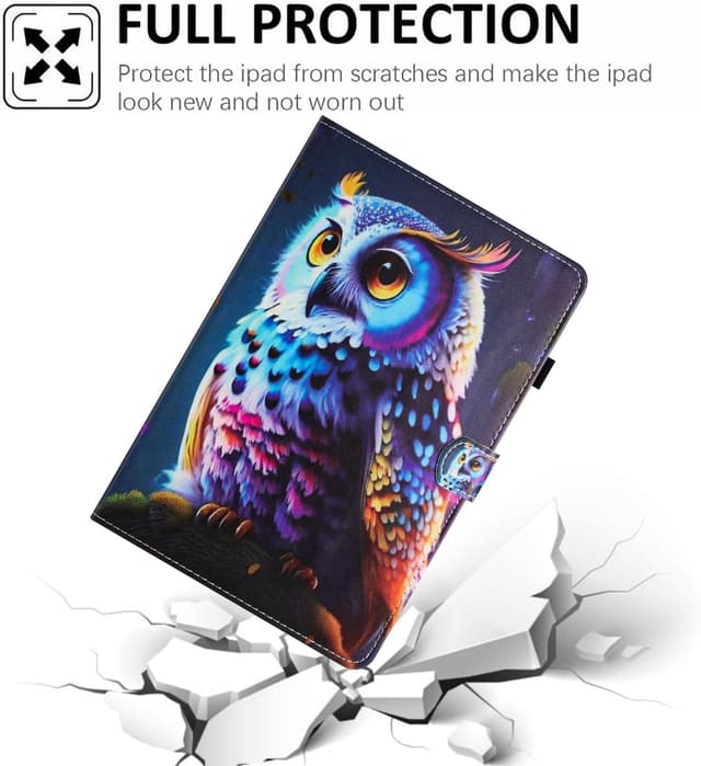 Thumbnail 6 de AsWant Hülle für Samsung Galaxy Tab A9 Plus 11 Zoll (SM-X210/SM-X215/SM-X216) mit Standfunktion, Kartenfächern & Stifthalter – Eule