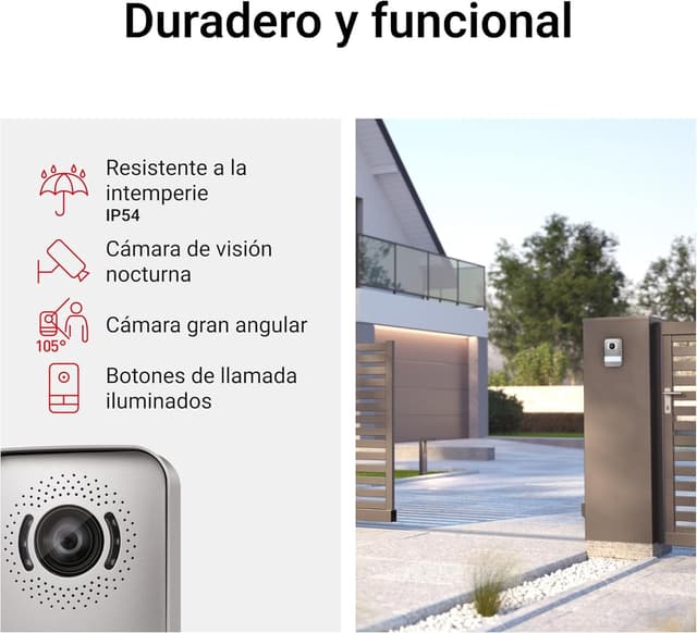 Thumbnail 5 de Legrand 360910 Kit Videoportero Wi-Fi 7" y Cámara Gran Angular 📹