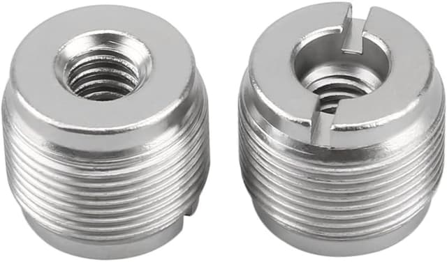 Detalle de NICEYRIG Screw Adapter: 1/4" Female to 5/8" Male for Mic Stand & Tripod (2-pack)