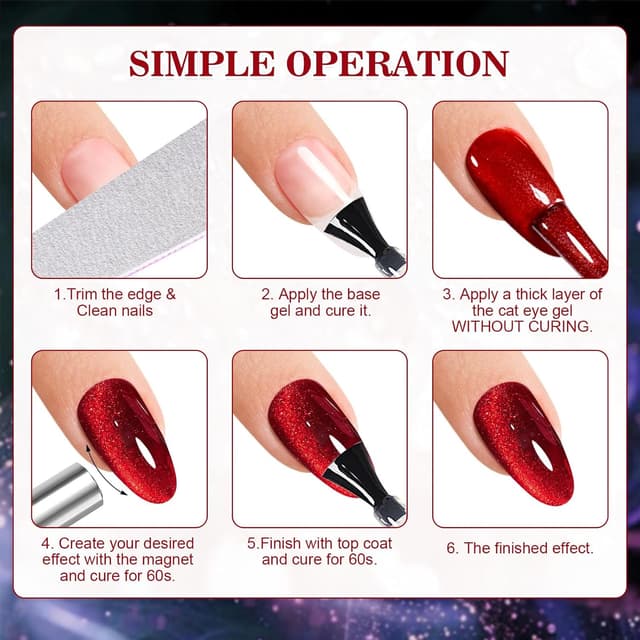 Thumbnail 5 de INPING Smalto semipermanente magnetico 8 ml – 4 colori 💅