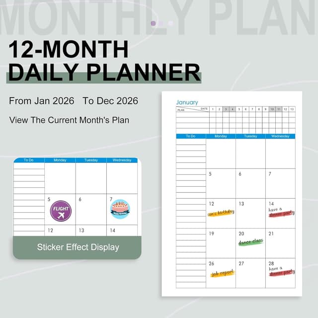 Thumbnail 5 de Diario accademico 2026 A5 una pagina al giorno