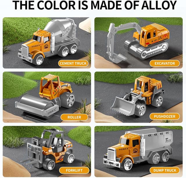 Thumbnail 4 de NIPLOOOW Construction Truck Toy Set for Ages 3-5 🚚
