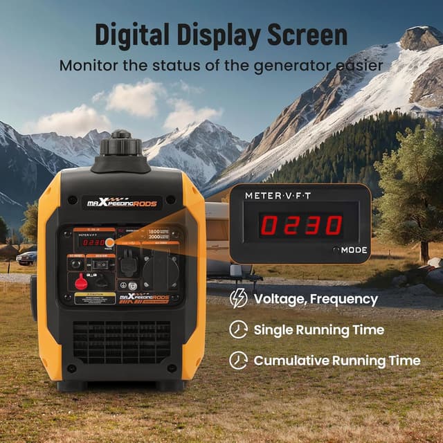 Thumbnail 2 de maXpeedingrods 2000W portable inverter generator for camping ⛺