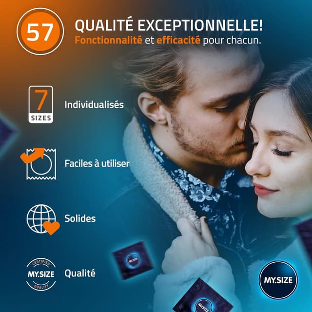 Thumbnail 4 de MY.SIZE Classic taille 4 57 mm 36 pièces