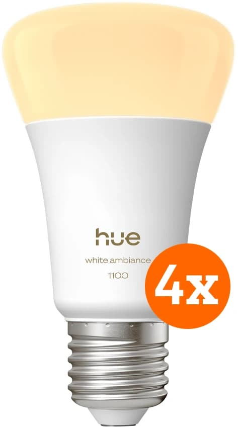 Thumbnail 8 de Philips Hue White Ambiance E27 1.100 lm 4er-Pack