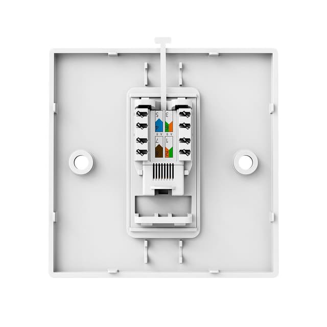 Thumbnail 2 de 1 Port RJ45 Cat6 wall plate