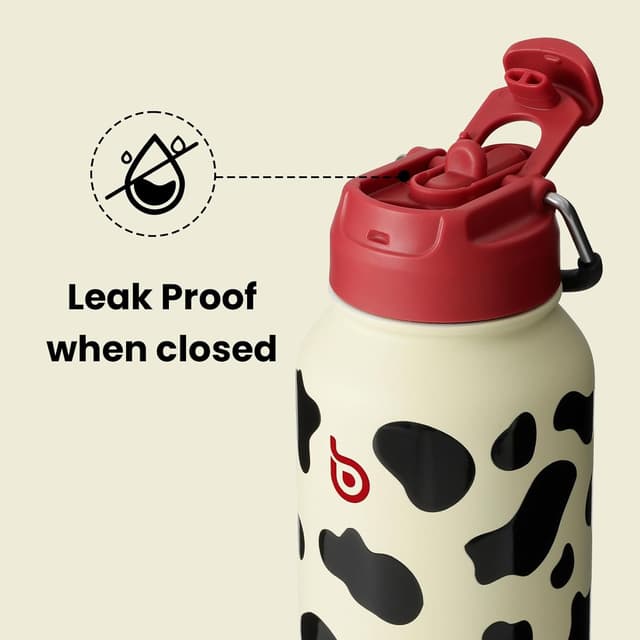 Detalle 2 de bottlebottle BOTTLE BOTTLE Trinkflasche 1L mit Strohhalm đ°