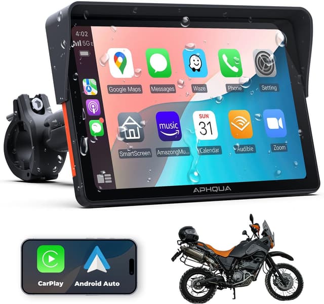 Imagen de APHQUA CarPlay Display 7 Zoll Motorrad en OfertitasTOP