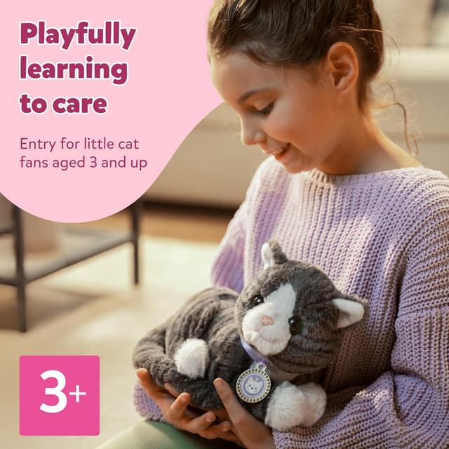 Detalle de BABY born My Cat Cookie plush with sound & vibration (incl. cat basket)