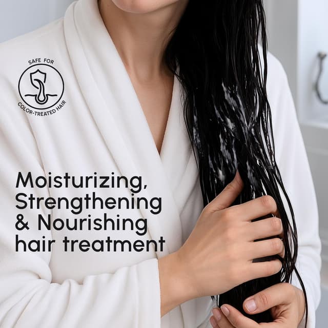 Detalle 2 de MAREE Leave-In Conditioner Hair Gloss (2 Pack) for Dry, Damaged Hair with Keratin & Argan Oil