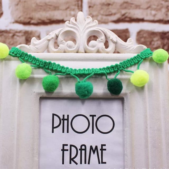 Thumbnail 2 de EXCEART 4.5 M Bommelborte in 5 Farben