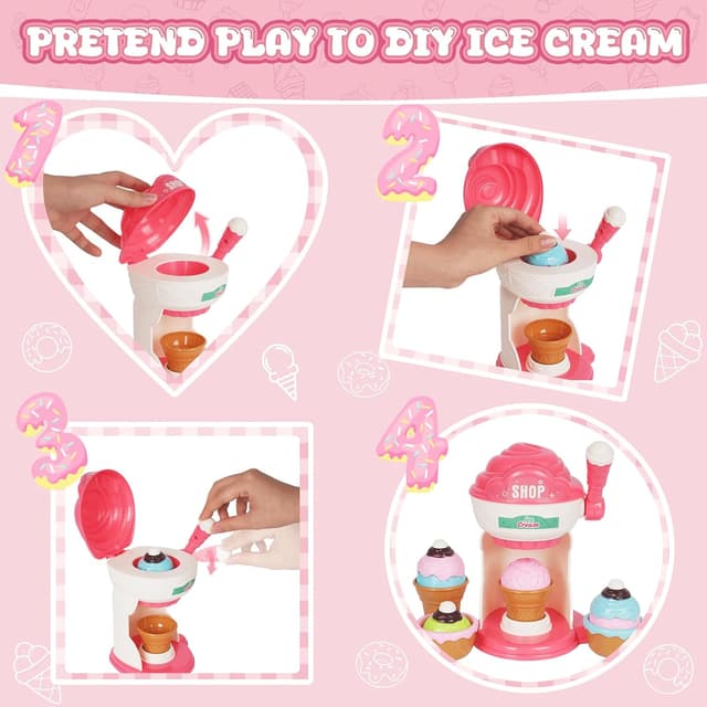 Thumbnail 2 de Ice Cream Toys Set: Pretend Shop Counter