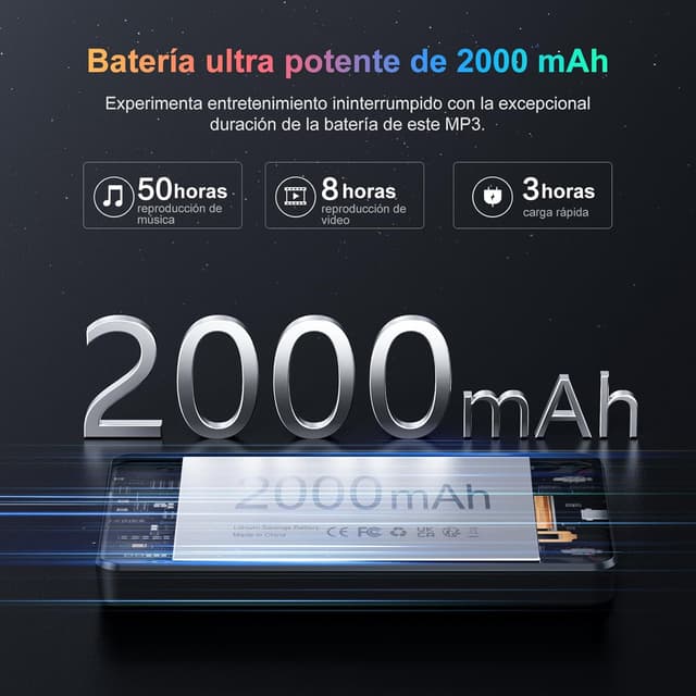 Thumbnail 6 de 96GB MP3 Player Android con Bluetooth WiFi