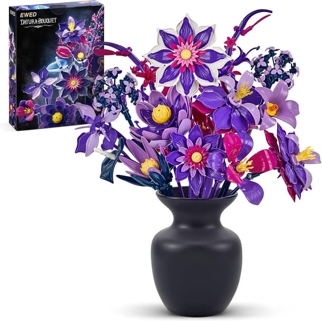 Imagen de EWED Gothic Flowers Bouquet Building Set 528 pieces en OfertitasTOP