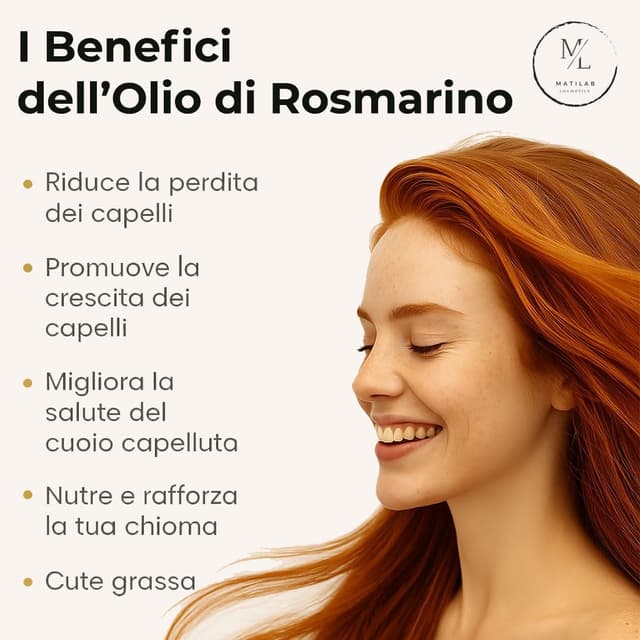 Detalle 2 de Olio di rosmarino capelli 100% vegetale