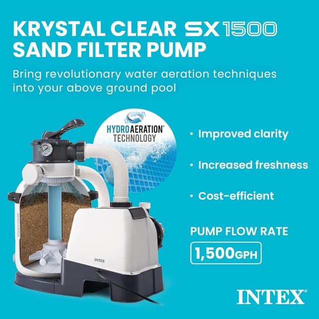 Detalle 2 de Intex SX1500 1500 GPH sand filter pump