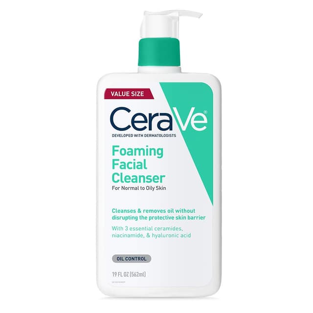 Detalle de CeraVe Foaming Facial Cleanser 19 fl oz