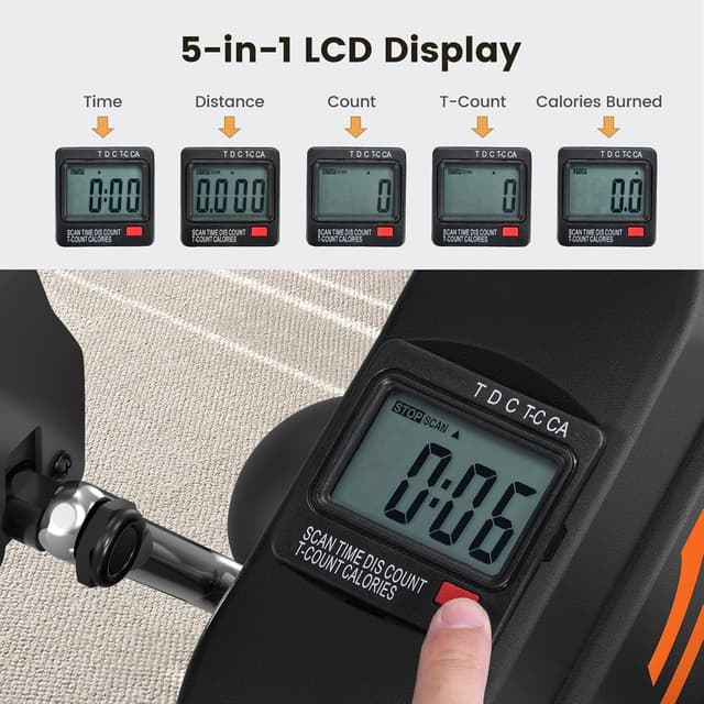 Thumbnail 2 de Sportneer Pedaltrainer Senioren Tischfahrrad