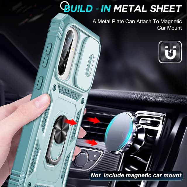 Detalle 2 de LeYi A36 5G Handyhülle mit Kameraklappe