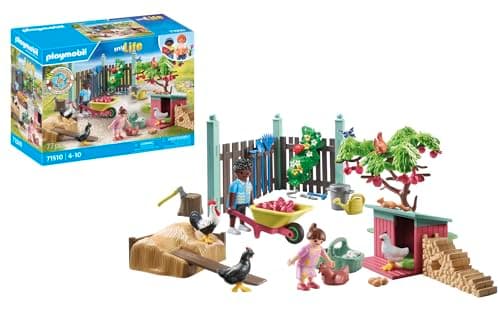 Imagen de PLAYMOBIL myLife 71510 Corral de pollos para niños en OfertitasTOP