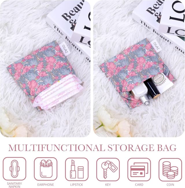 Detalle 2 de DGAZ DGAZ sanitary napkin storage bag 5.1in