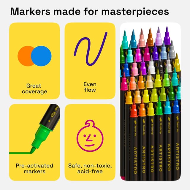 Thumbnail 3 de ARTISTRO 36 Fabric Markers