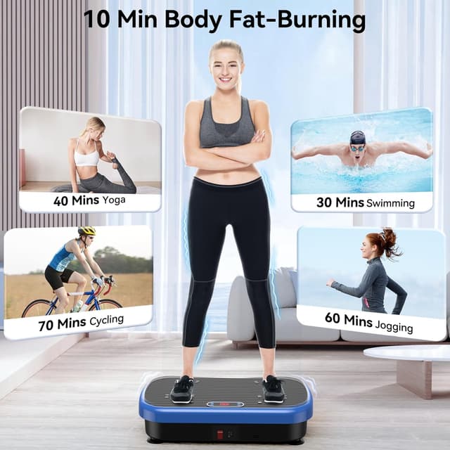 Thumbnail 4 de Vibration Plate Exercise Machine 180-Speed Whole Body Vibration Platform
