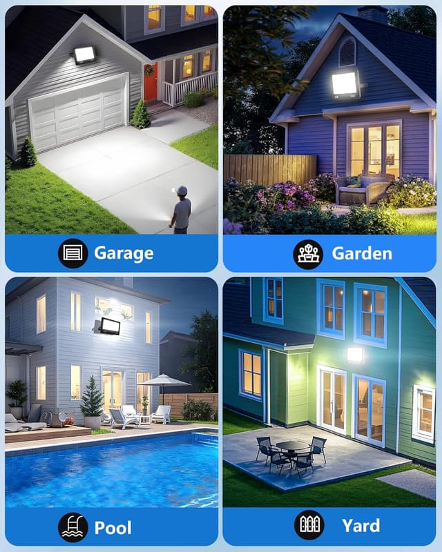 Thumbnail 6 de HAPYLUMI Projecteur LED extérieur 50 W (2 x) 5000 lm, 6500 K, IP67