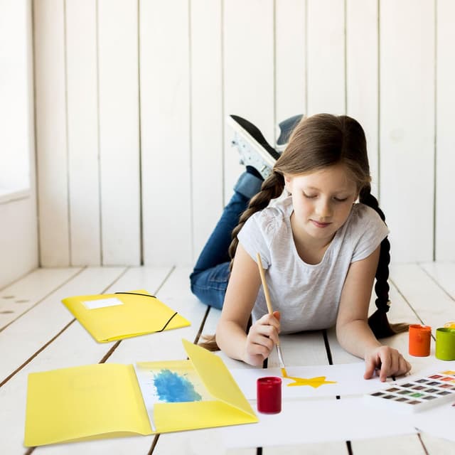 Detalle 1 de DoocliB Sammelmappe A4 3er Set Gelb