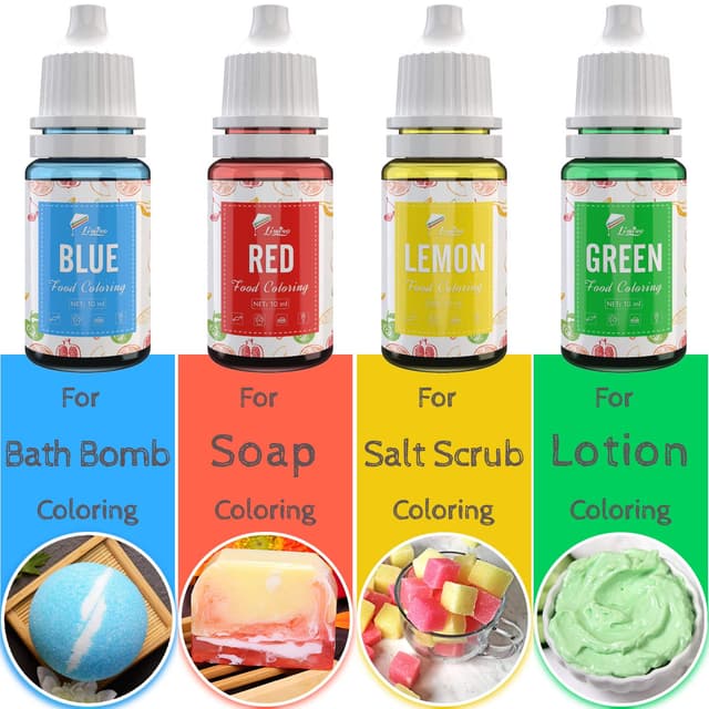 Thumbnail 4 de Lebensmittelfarbe 12×10 ml Flüssigfarben für Backen 🎨