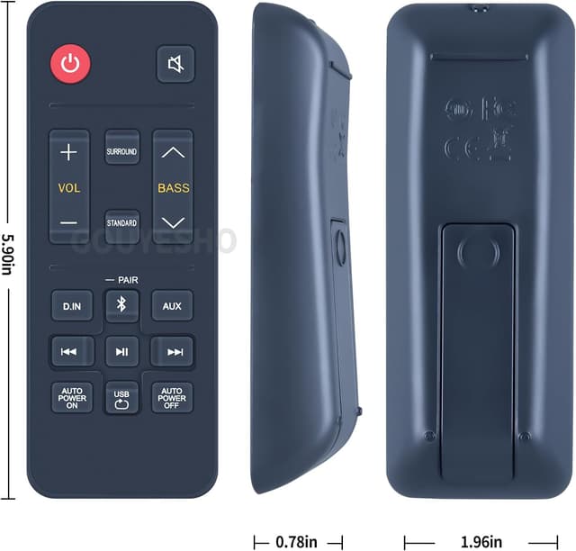 Thumbnail 4 de GOUYESHO AH81-09662A Ersatzfernbedienung für Samsung HW-T400