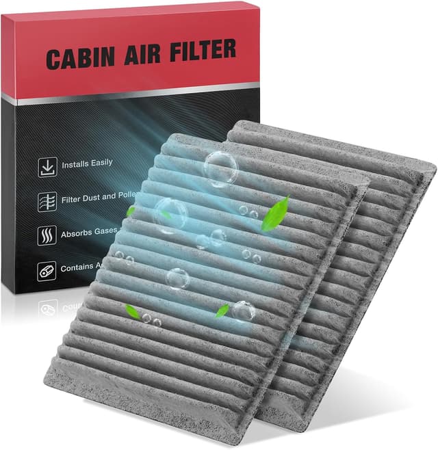 Detalle de BDFHYK Cabin Air Filters with Activated Carbon (2-Pack) for Ford Edge 2007-2015 & Mazda CX-9 2007-2015, Replace CF10547/C25876