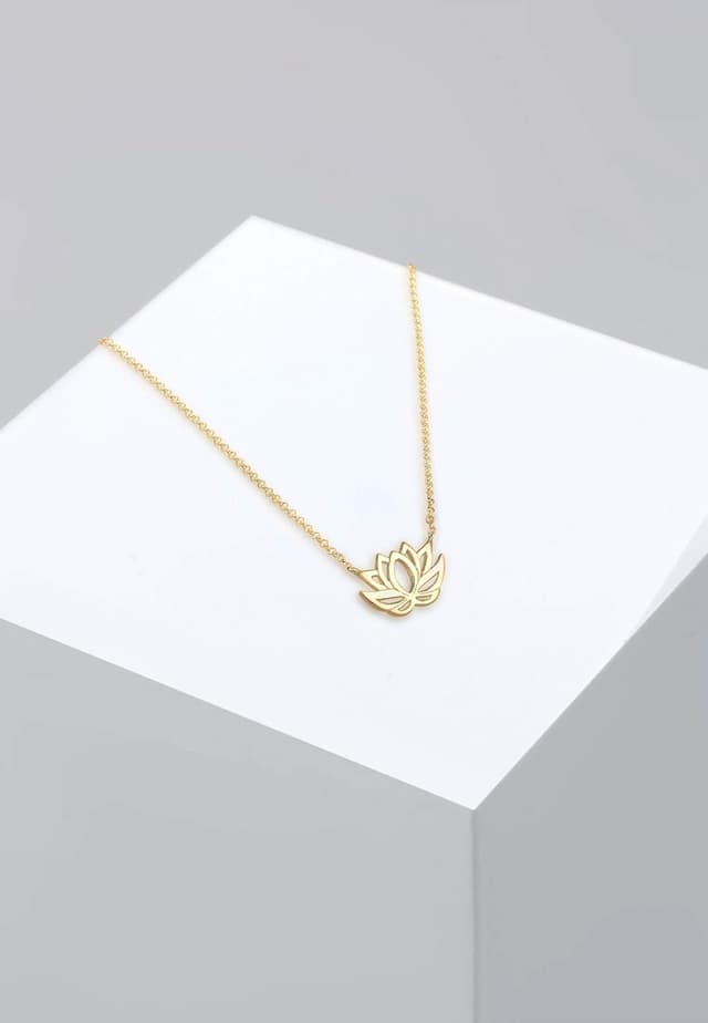 Thumbnail 6 de Halskette Lotusblume 925 Sterling Silber 45 cm