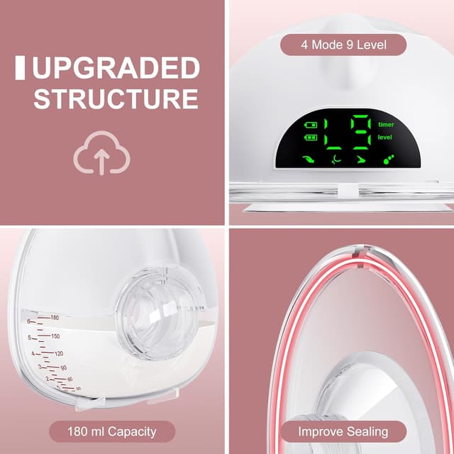 Detalle de BaeMee wearable breast pump 17mm flange