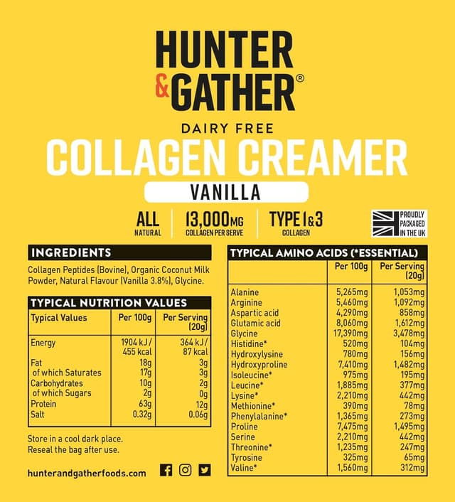 Detalle 2 de Hunter & Gather substitut crème café 300 g