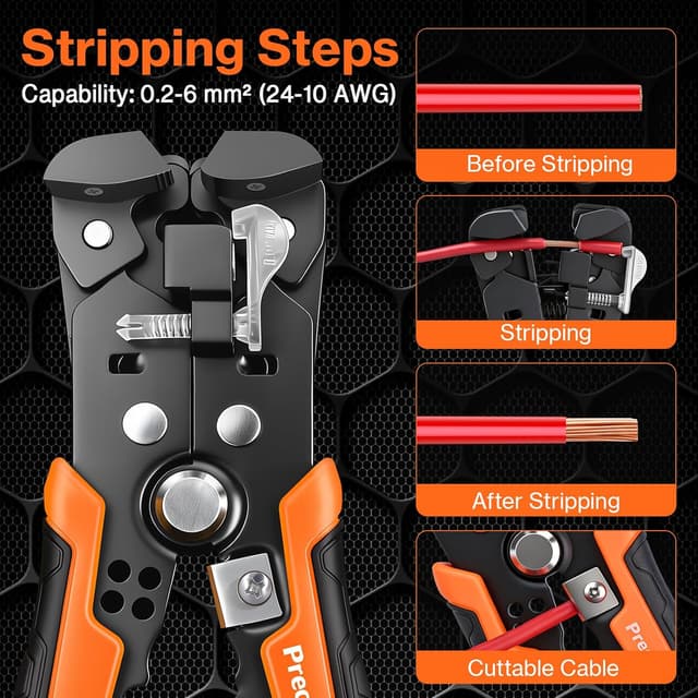 Thumbnail 2 de Preciva Kit Pince à Sertir et Dénuder 0,08–16 mm²