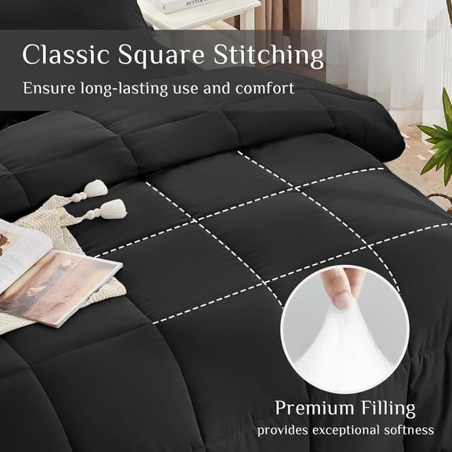 Detalle de JOLLYVOGUE California King Comforter Set — 7-piece