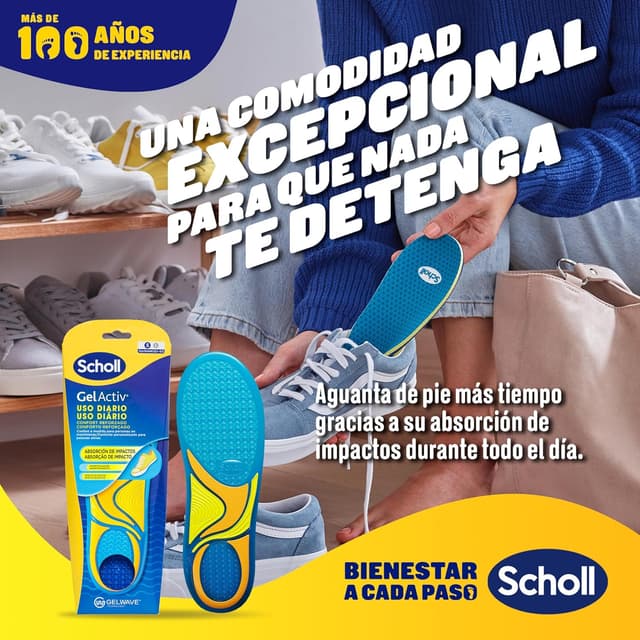 Detalle 2 de Dr. Scholl's Plantillas GelActiv Uso Diario talla 35,5-40,5