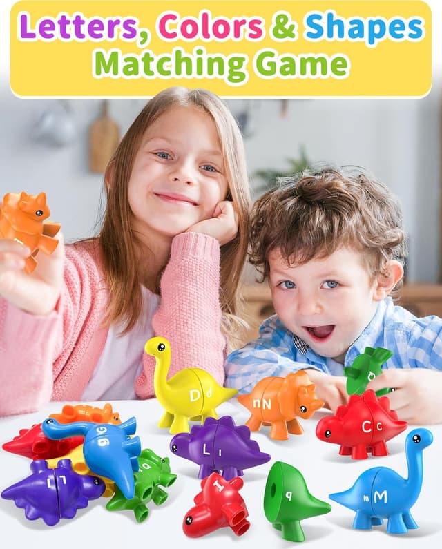 Detalle 2 de Walenty 26PCS Dinosaur Alphabet Toy