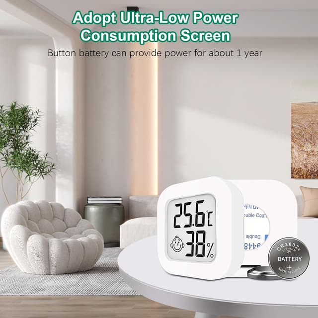 Thumbnail 3 de Lot de 5 thermomètres d'humidité LCD