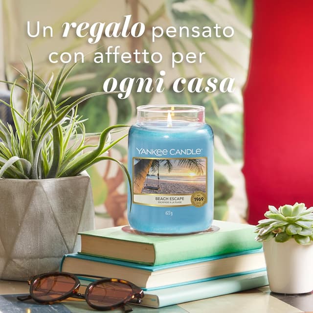 Detalle 2 de Yankee Candle Candela profumata “Fuga al Mare” in giara grande (fino a 150 ore)