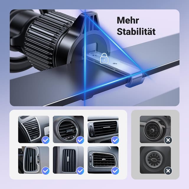 Detalle 2 de UGREEN Handyhalterung Auto 20 Magnete