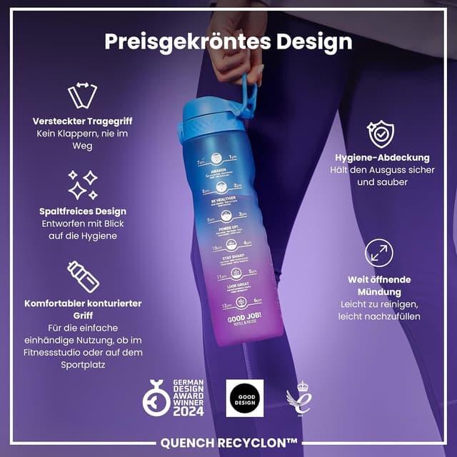 Thumbnail 5 de ion8 Quench 1 L Trinkflasche 🥤