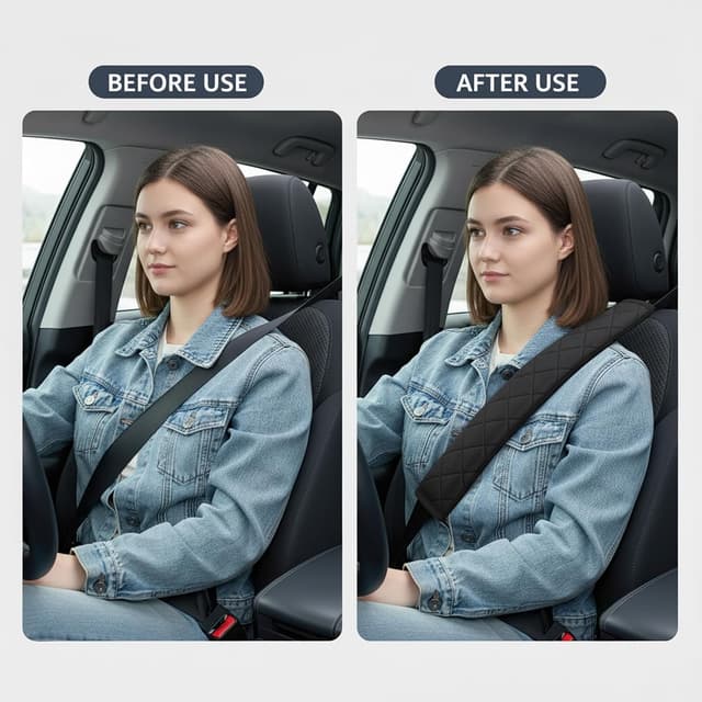 Detalle de Seatbelt cover pads 15.5 inch, 2 pack