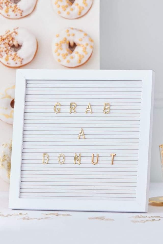 Detalle de Ginger Ray Tableau à lettres 170 caractères 🎉